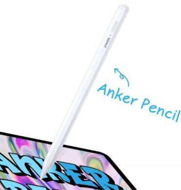 Anker Pencil Captive Stylus Pen for Apple iPad, Bluetooth 5.3