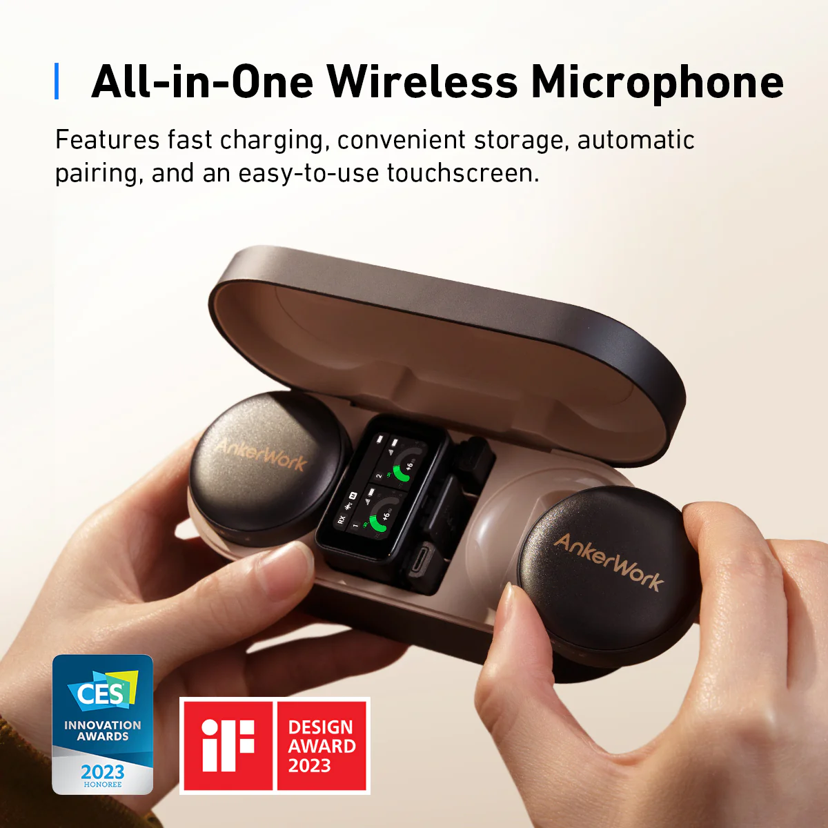 Anker Work M650 Wireless Microphone for content creators - Image 4