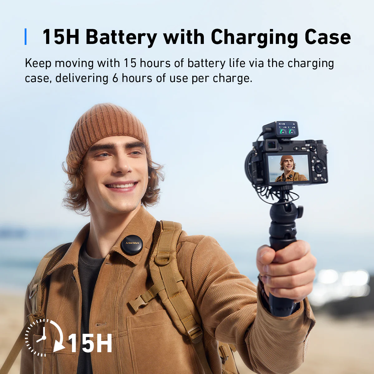Anker Work M650 Wireless Microphone for content creators - Image 3