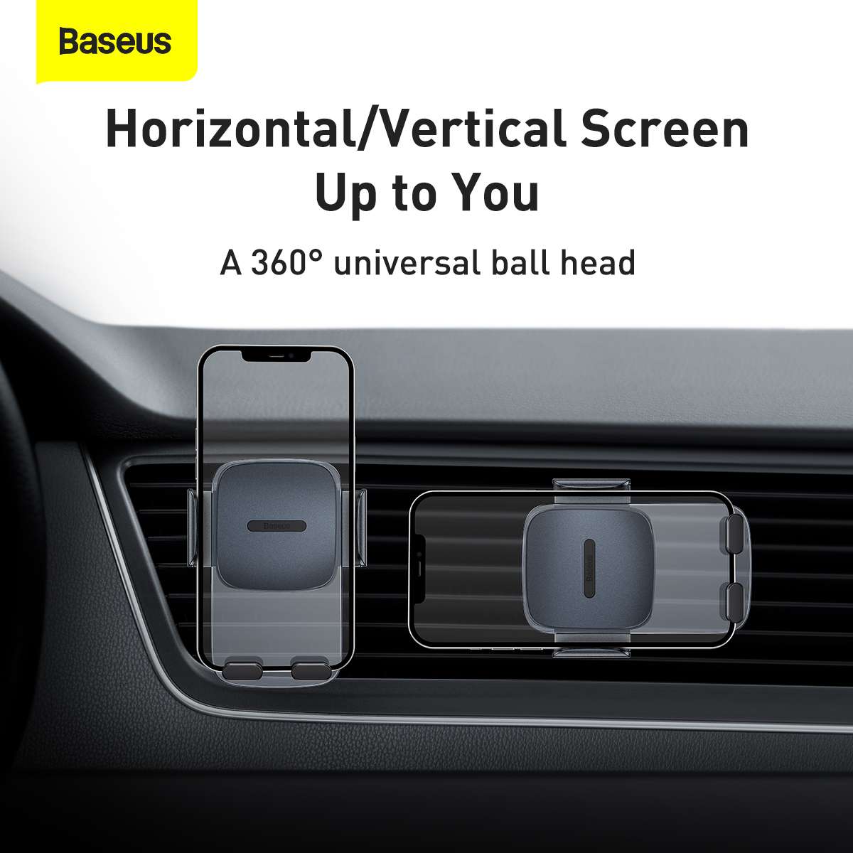 Baseus Easy Control Clamp Car Mount Holder (Air Outlet Version) - Image 2