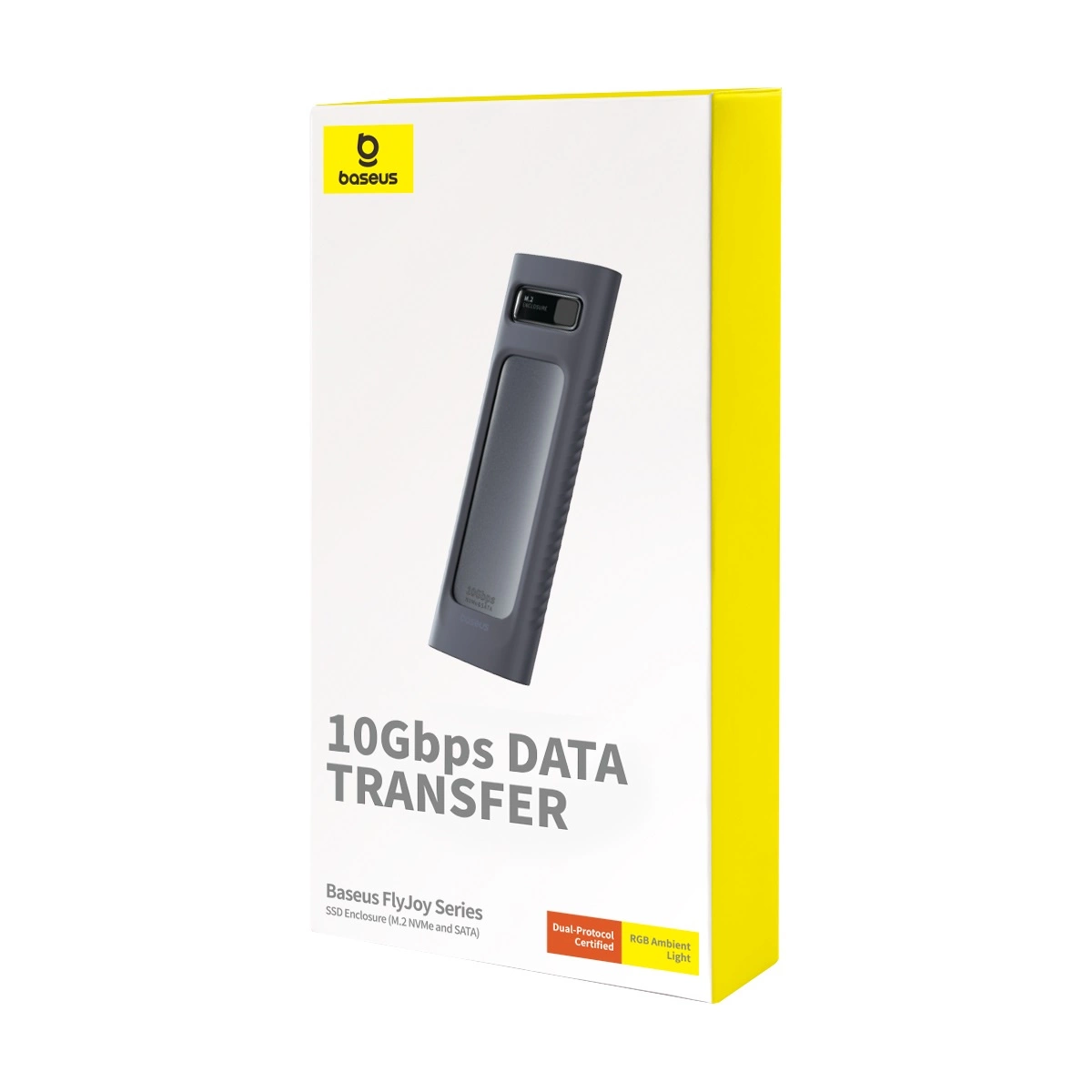 Baseus FlyJoy Series SSD Enclosure (M.2 NVMe) Space Grey