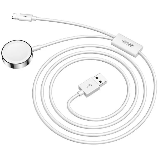 S-IW002S Dual Charging Cable – Apple Watch + Lightning USB