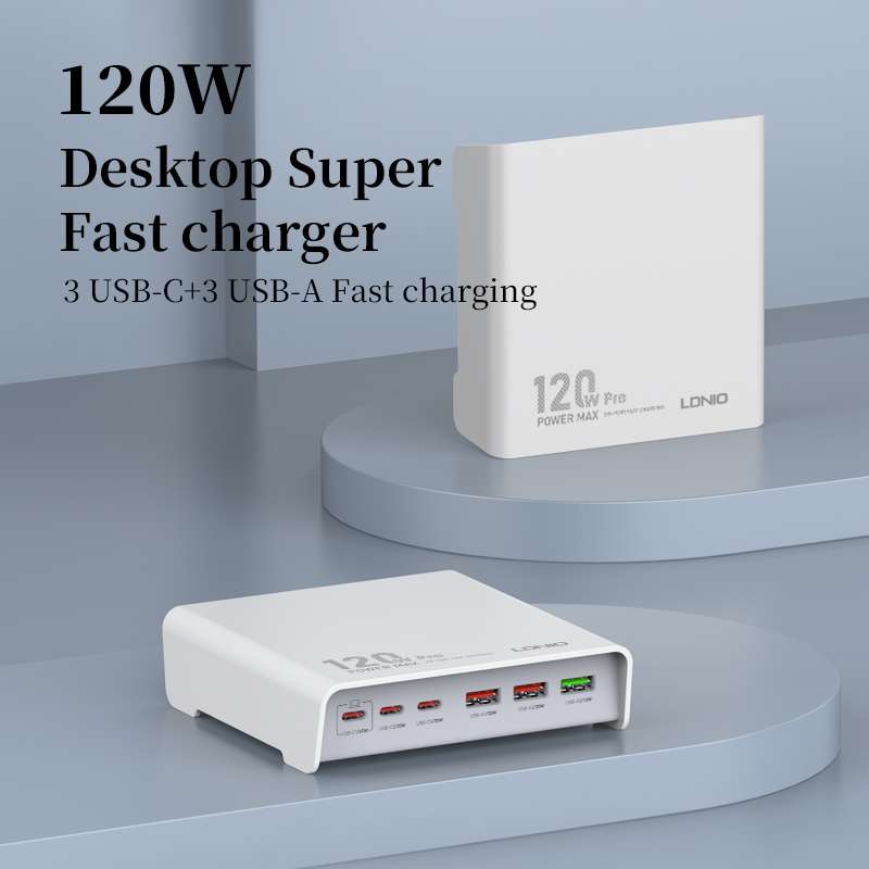 Ldnio 120W Multi-ports Desktop Charging Station - Image 2