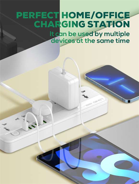 Ldnio 5AC Outlets Universal Power Strip - Image 3