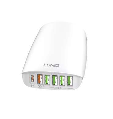 Ldnio 65W 6-Port USB Fast Wall Charger