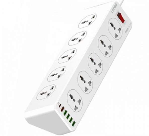 Ldnio 2500W 10 Outlet Ports + 6 USB Ports Power Strip