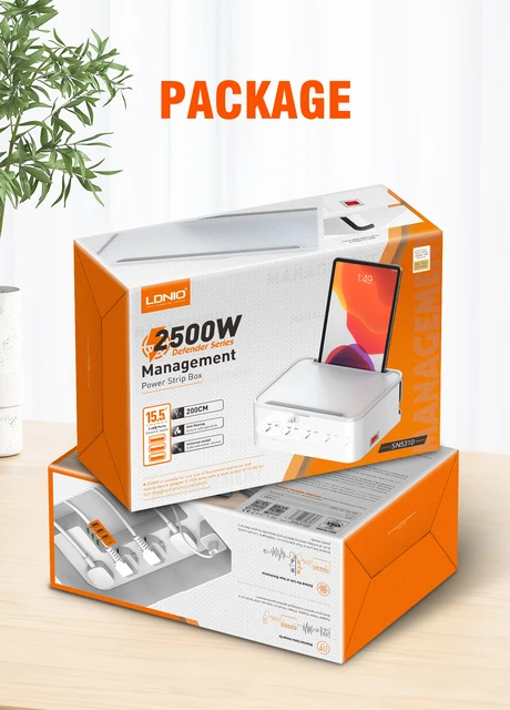 Ldnio Smart Outlets Power Socket Storage Box - Image 2