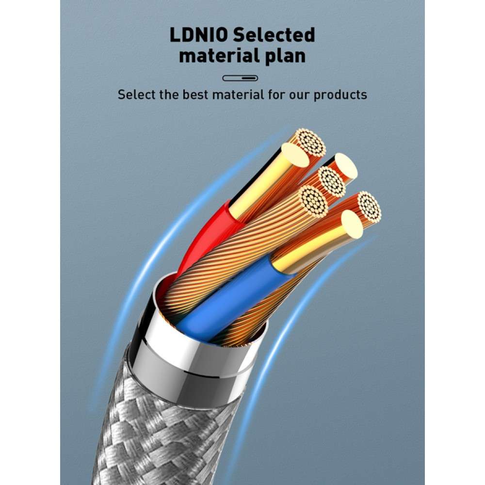 Ldnio LC862I USB-C To iPhone Fast Charging Cable 30W 2-meter - Image 4