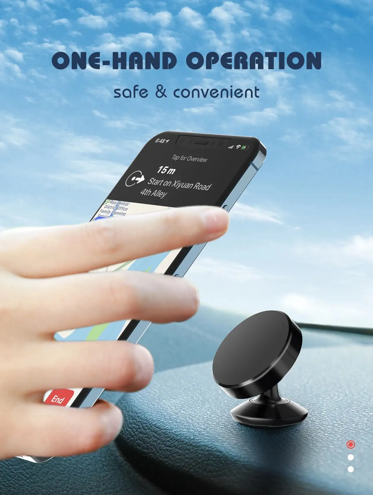 Ldnio Universal Magnetic Mobile Phone Holder - Image 5