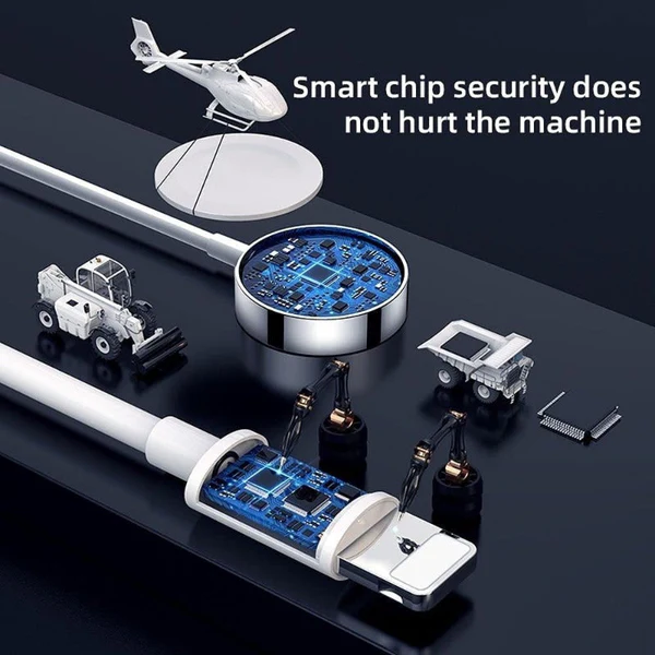 S-IW002S Dual Charging Cable – Apple Watch + Lightning USB - Image 3