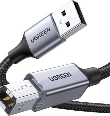 UGREEN USB-A Male to USB-B 2.0 Printer Cable - 2M