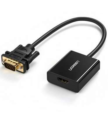 Ugreen VGA to HDMI Adapter Display For TV & Projector