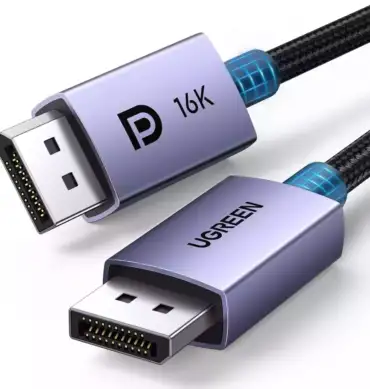 Ugreen 16K DisplayPort 2.1 Male To Male Cable 2m