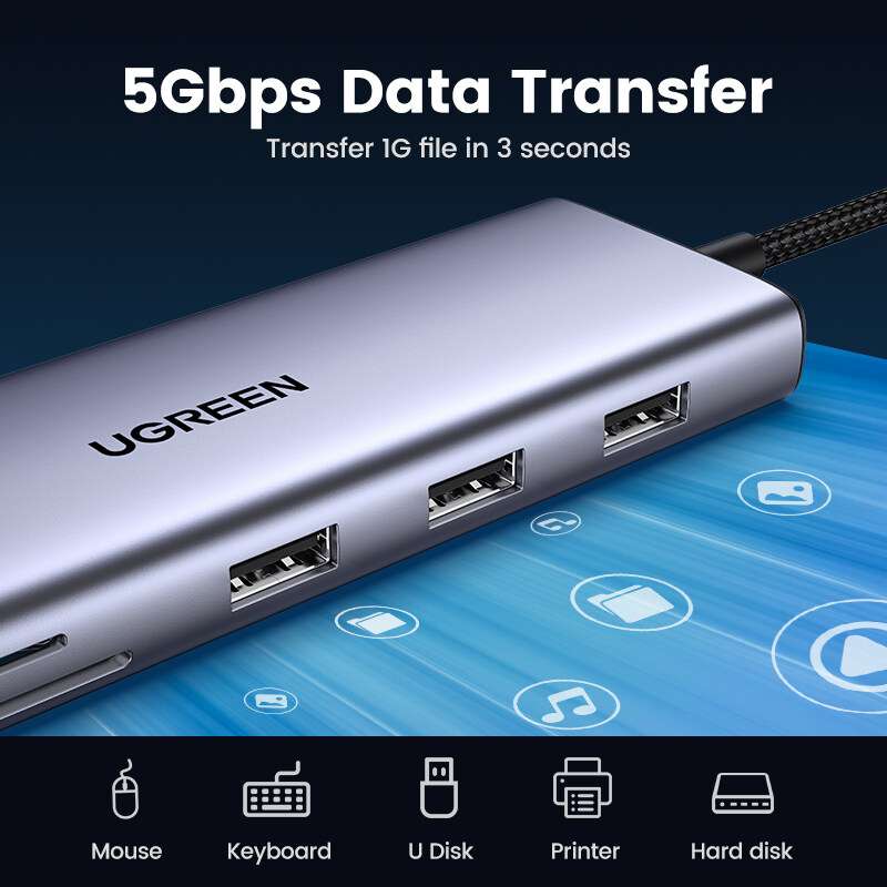 Ugreen USB-C 10-in-1 Multifunction Adapter - Image 2