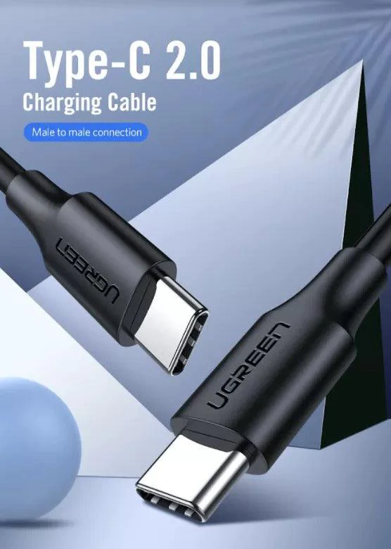 UGREEN USB-C 2.0 Male to USB-C 2.0 Male 3A Data Cable - Image 5