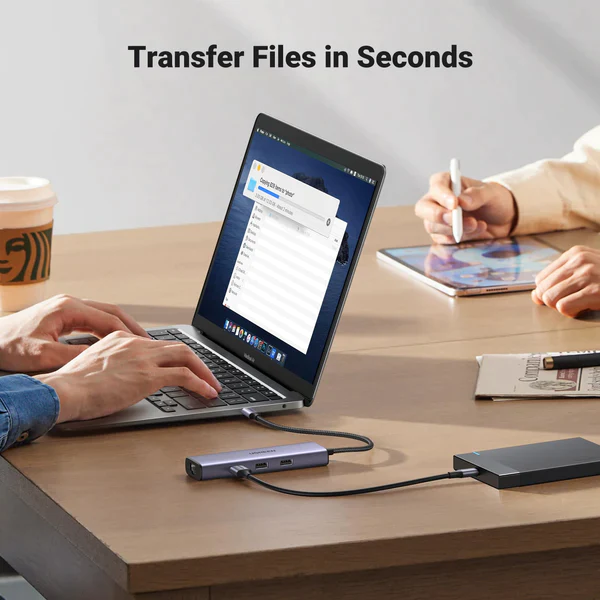 Ugreen USB-C 6-in-1 Multifunction Hub Adapter - Image 2
