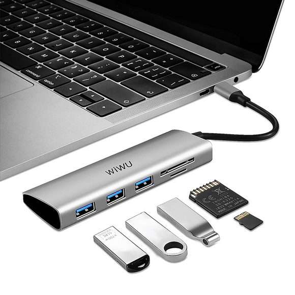 Wiwu Alpha 532ST 5-in-1 Type-C Hub – USB 3.0 - Image 3