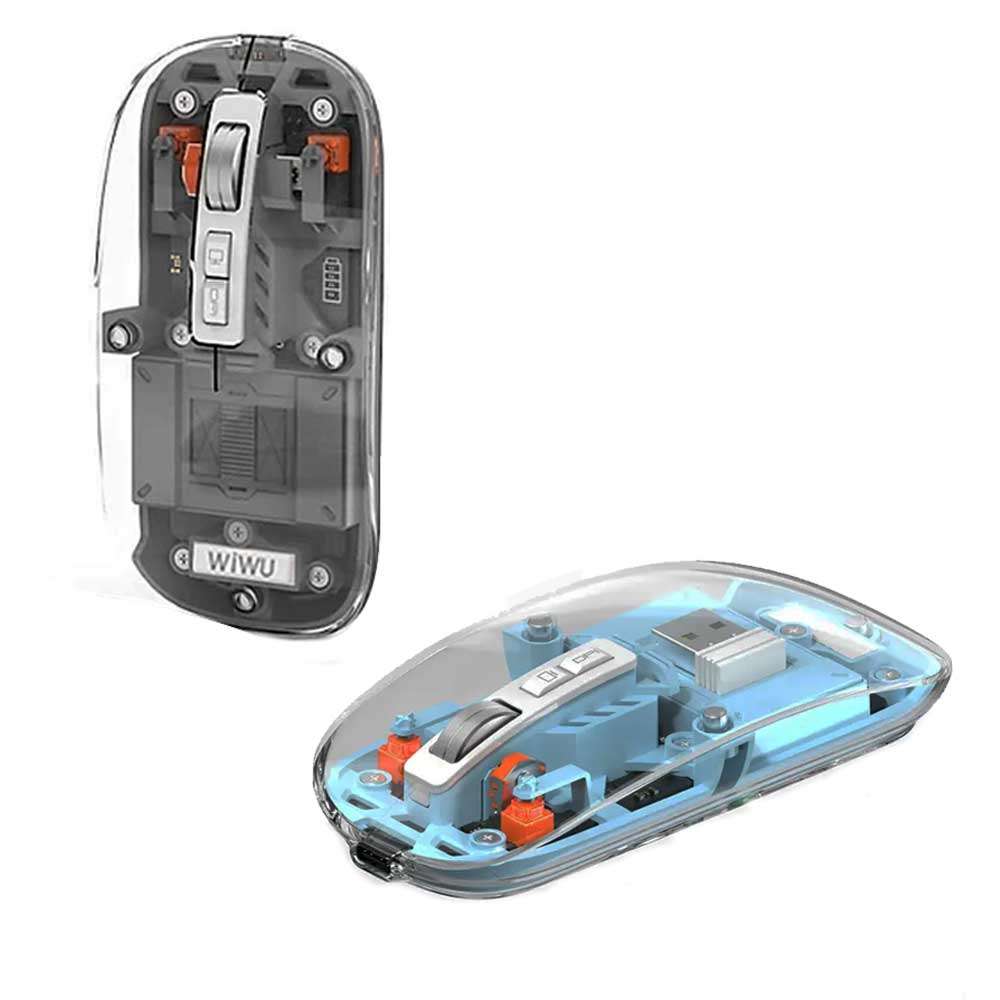 Wiwu WM105 Transparent Wireless Mouse ,Long Battery Life - Image 3