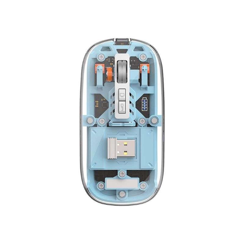Wiwu WM105 Transparent Wireless Mouse ,Long Battery Life - Image 2