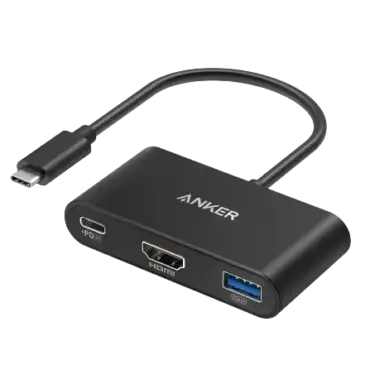 Anker Power Expand 3-In-1 USB-C PD Hub 4K via the HDMI port.