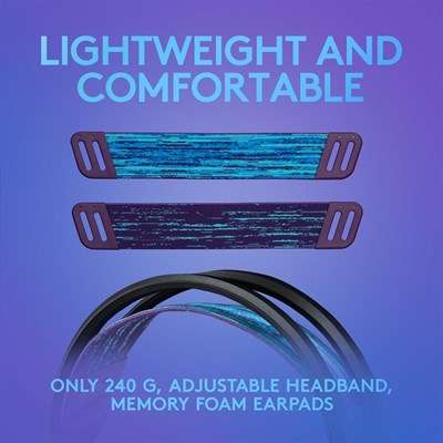 Logitech G335 Wired Gaming Headset - Black - Image 2