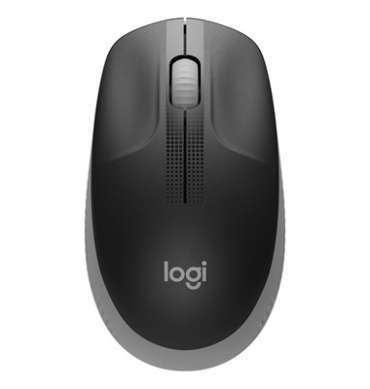 Logitech M190 Full Size Wireless Mouse Mid Grey