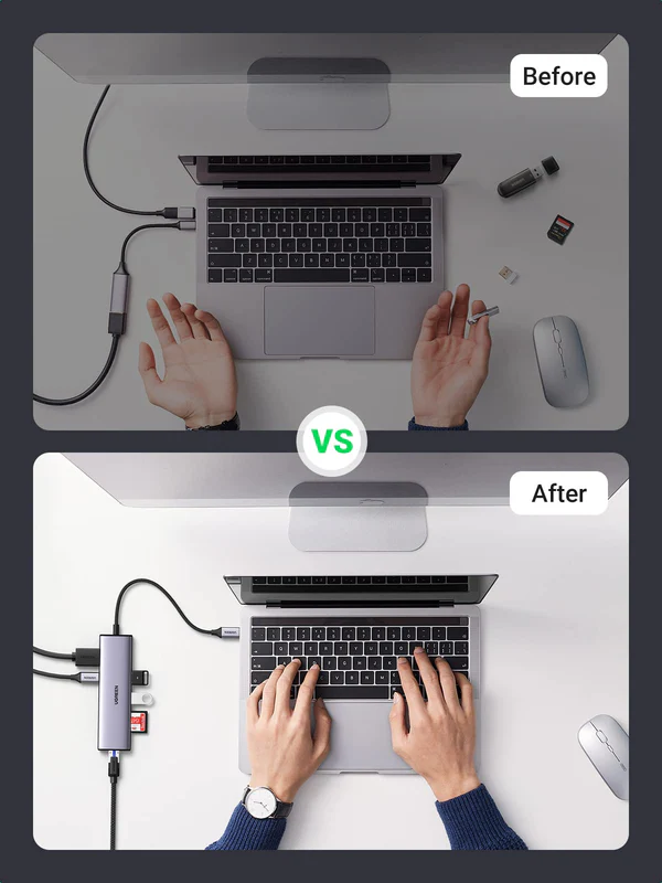 Ugreen 7-in-1 4K HDMI USB C Hub 4K HDMI - Image 4