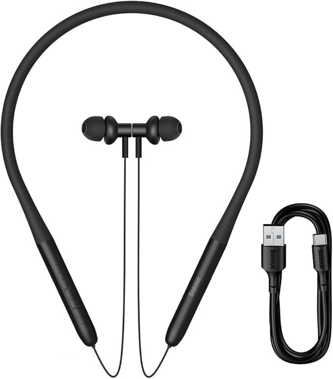 Baseus Bowie P1x In-ear Neckband Wireless Earphones - Black