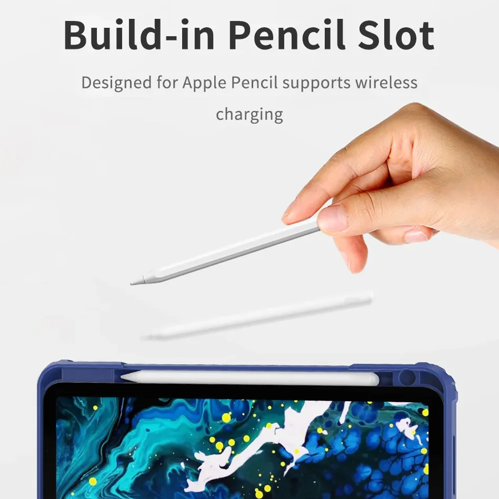 Wiwu Mecha Protective Case for iPad 10.2"/10.5" Black & Blue - Image 3