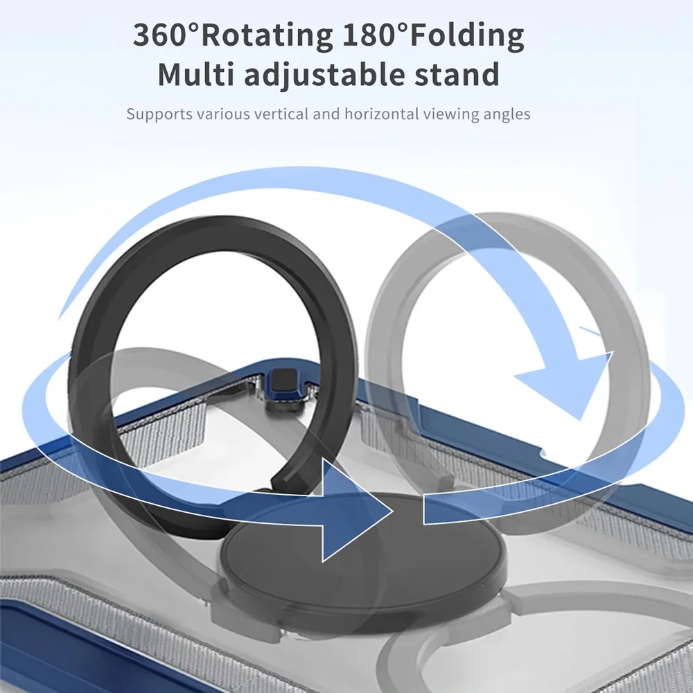 Wiwu Mecha Protective Case for iPad 10.2"/10.5" Black & Blue - Image 4