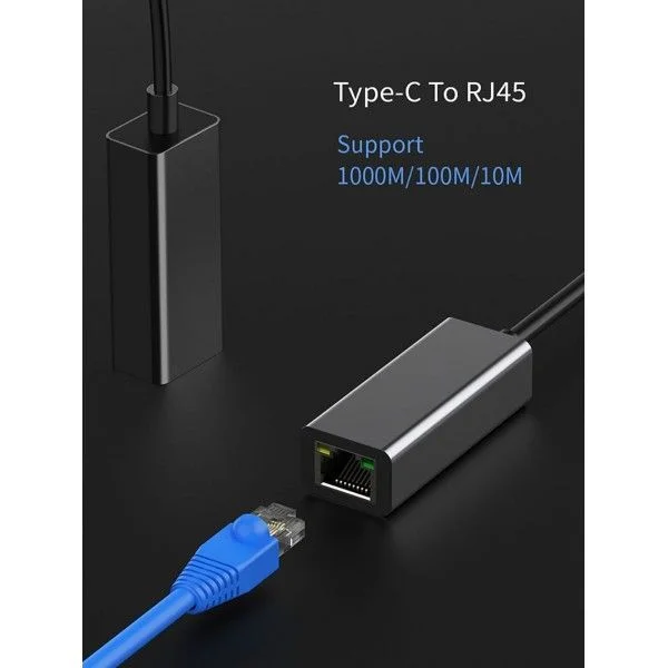 Wiwu RJ45 Type-C to LAN Adapter – Fast Ethernet Connectivity - Image 4