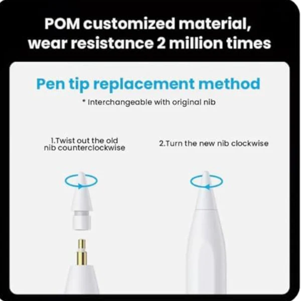 Anker Pencil Captive Stylus Pen for Apple iPad, Bluetooth 5.3 - Image 4